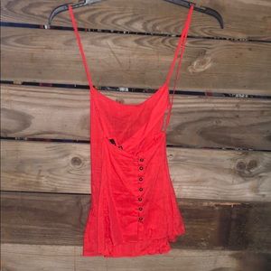 FREE W/PURCHASE Red crop tank